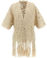 Brunello Cucinelli - Opera Betoverende Macramé Cardigan - Lyst