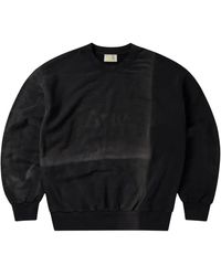 Aries - Hoodies & Sweatvesten ,Zwart ,Katoen Sunbleached Column Sweatshirt - Lyst