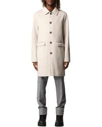 Paolo Pecora - Jassen ,Wol Elegante Wollen Jas - Lyst