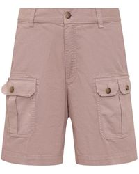 The Seafarer - Bermuda shorts con tasche e chiusura - Lyst