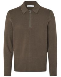 Samsøe & Samsøe - Truien & Vesten ,Bruin ,Polyester Guna Polo - Lyst