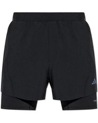 adidas - Fitness ,Zwart ,Polyester D4T Training 2In 1 Shorts - Lyst
