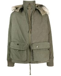 Greg Lauren - R gepolsterter tel mit abnehmbarer kapuze - Lyst