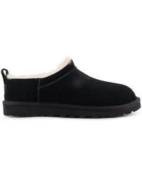 UGG - Schoenen ,Zwart ,Suède Classic Micro Slipper - Lyst