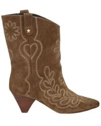 FABIENNE CHAPOT - Josie santiag stiefel odd olive - Lyst