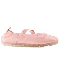 Simone Rocha - Rosa Seiden Ballerinas Satin Schuhe - Lyst