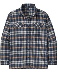 Patagonia - Long-sleeved Organic Cotton Midweight Fjord Flannel Shirt - Lyst