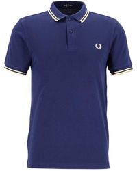 Fred Perry - Fp twin tipped polo hemd - Lyst