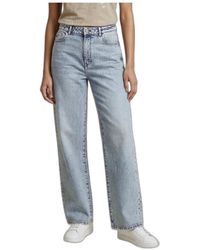 ARMANI EXCHANGE - Jeans ,Blauw ,Denim Jeans Straight - Lyst