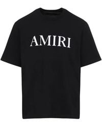 Amiri - Brand-Embellished Crewneck Cotton-Jersey T-Shirt - Lyst