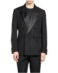 Lardini - Jassen ,Zwart ,Satijn Soiree Smoking Drop 7 Reg - Lyst