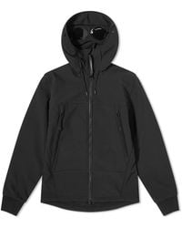C.P. Company - Zwarte Shell-R Goggle Jas - Lyst