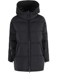 Herno - A-Shape Gewatteerde Donsjas - Lyst