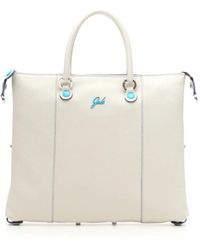 Gabs - Tassen ,Wit ,Katoen Omkeerbare Leren Tas Hobo Shopper Tote - Lyst
