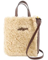 Marni - Museo Soft Mini Montone Shopper Bag - Lyst