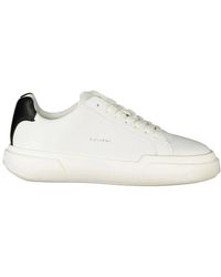Calvin Klein - Weiße Leder Damen Sneaker - Lyst