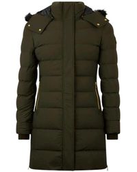 Moose Knuckles - Gouden Parka Donkere Olijf Damesjas - Lyst