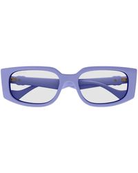 Gucci - Sonnenbrille gg1534s line gg logo,minimalistische rechteckige sonnenbrille gg1534s 005 - Lyst