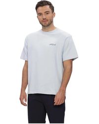 Dstrezzed - Tops ,Blauw ,Katoen Lasse Graphic Tee - Lyst