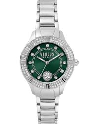 Versus - Quadrante verde orologio acciaio - Lyst