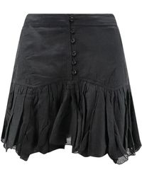 Isabel Marant - Rokken ,Zwart ,Katoen Daneen Rok - Lyst