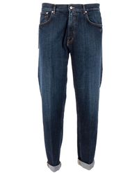 Dondup - Jeans ,Blauw ,Leer Pantalone Ervin - Lyst