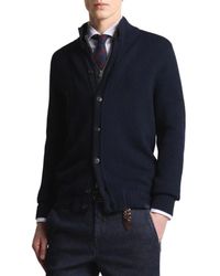 Fay - Truien & Vesten ,Blauw ,Denim Maglia - Lyst