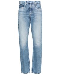 Calvin Klein - Jeans ,Blauw ,Katoen Blauwe Skinny Jeans Casual Stijl - Lyst