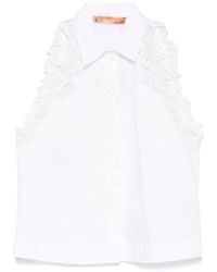 Ermanno Scervino - Weißes Top Mit Stil - Lyst