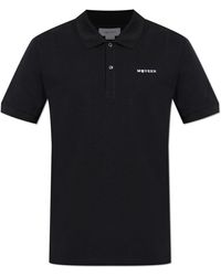 McQueen - Tops ,Zwart ,Katoen Polo Met Geborduurd Logo - Lyst