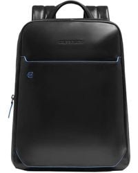 Piquadro - Personalisierbarer Laptop-Rucksack Mit Ipad-Fach, Stoßfest Ausgepolstert Und Rfid-Geschützt - Lyst