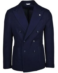 Manuel Ritz - Double-Breasted Jacket - Lyst
