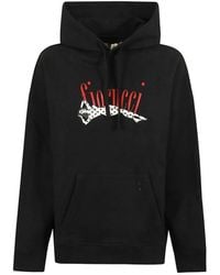 Fiorucci - Hoodies & Sweatvesten ,Zwart ,Katoen Sweaters Zwart - Lyst