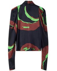 Rodebjer - Overhemden ,Veelkleurig ,Swirl Blouse Met Variabele Kraag - Lyst