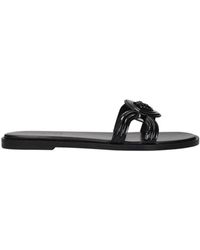 Versace - Flat Sandals - Lyst