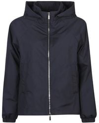 Moorer - Jassen ,Blauw ,Leer Cylia-Stp Down Jacket - Lyst