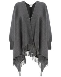 Le Tricot Perugia - Wol Kasjmier Mix Lichtgewicht Mantel - Lyst