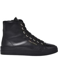 Baldinini - Patent Leather And Leather Trainers - Lyst