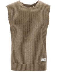 MM6 by Maison Margiela - Sleeveless Jumpers - Lyst