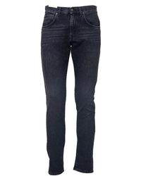 PT Torino - Jeans ,Zwart ,Katoen Slim-Fit Jeans - Lyst