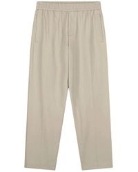 OLAF HUSSEIN - Broeken ,Slim Elastische Broek - Lyst