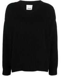 Allude - V-Neck Knitwear - Lyst