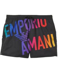 Emporio Armani - Sea clothing black - Lyst