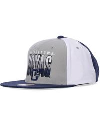 Mitchell & Ness - Accessoires ,Veelkleurig ,Polyester Georgetown Hoyas Snapback Pet Grijs/Blauw - Lyst