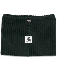 Sacai - Gerippter Strick-Nackenwärmer - Lyst
