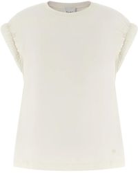 Nude - Tops ,Wit ,Katoen T-Shirts - Lyst