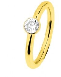 ERNSTES DESIGN - Eleganter Goldring Mit Zirkoniasteinen - Lyst