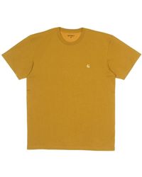 Carhartt - T-Shirt Met Korte Mouwen En Ronde Hals - Lyst