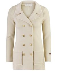 BUSNEL - Double-Breasted Coats - Lyst