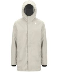 K-Way - Jassen ,Polyester Tommy Bonded Jersey Parka - Lyst